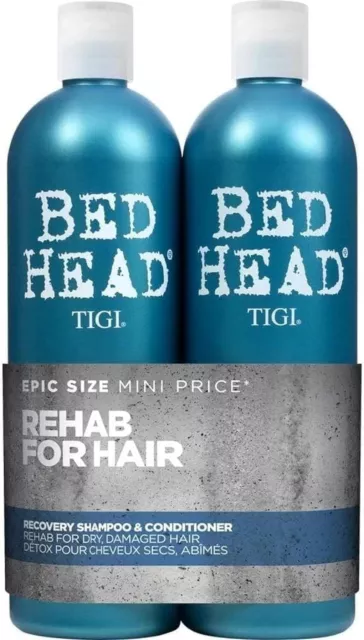 Bed Head by TIGI | Recovery Shampoo and Conditioner Set | Professional Moisturi