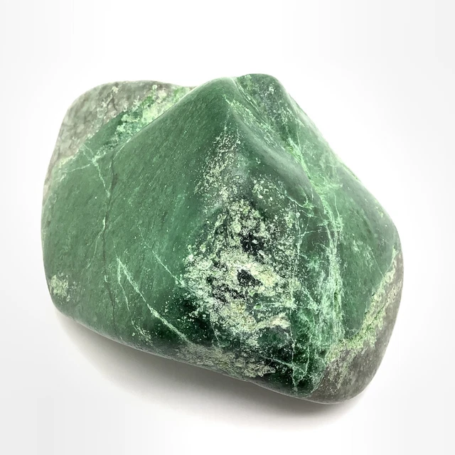 Siberian Jade Stone Chromium Green Imperial Jadeite Jade Whole Specimen Siberia
