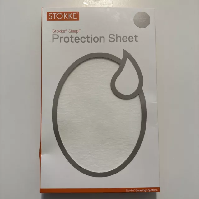 Stokke Sleepi Mini Protection Sheet ~ White 28 X 21 Inches