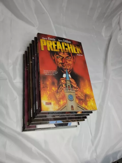 PREACHER Volumes 1 + 4 -9 Graphic Novels TPB DC/Vertigo Comic Books Comics Ennis