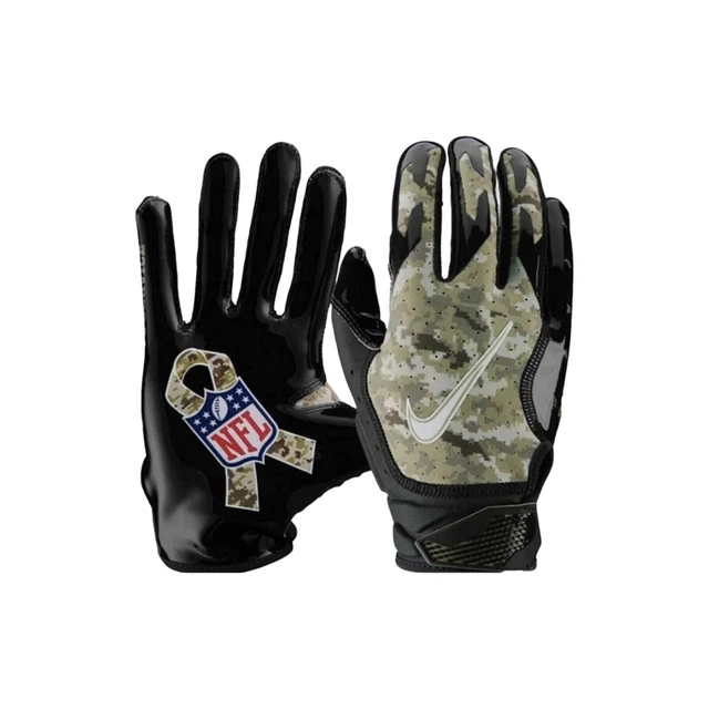 Nike camo sales football gloves