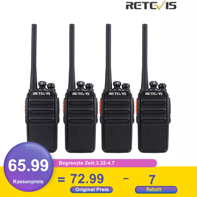 Radio walkie talkie Retevis RT24 PMR446 magazzino ampio raggio