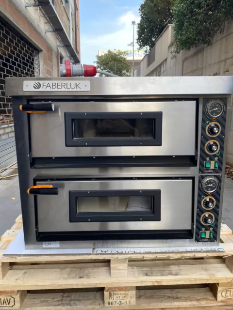 Forno Pizza Elettrico Professionale Faberluk Acciaio Inox Nuovo Hot 30 2Cs 4 