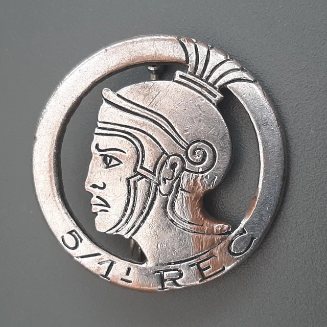 Insigne Original Légion Étrangère - 5° REI - Carte D'Indochine - DRAGO G.1154 - 1950-60