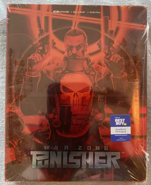 Punisher: War Zone 4K Steelbook (4K UHD+Blu-ray+Digital Copy) Best Buy Exclusive