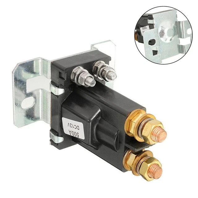 4 Pin 12V Relay Car Starter on/Off Power Switch Dual Battery Isolator AMP 500A