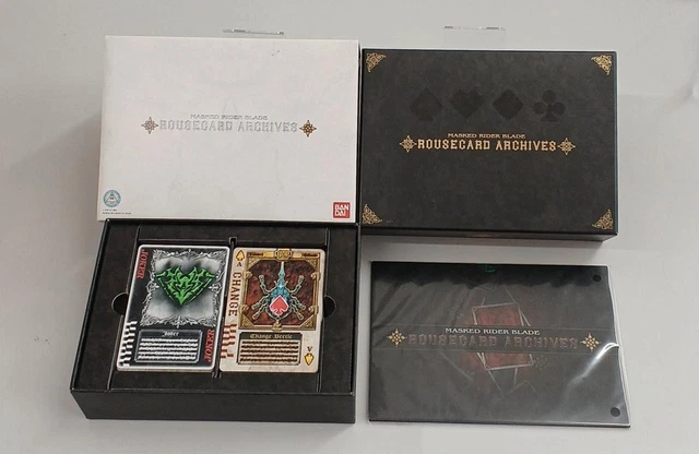 Masked Rider (Blade) Rouse Card Archives - Set Completo Di 173 Carte Rouse, Libretto A5 E Scatola Oro - Import Giappone