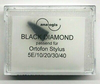 Ago Di Ricambio Black Diamond Adatto per ORTOFON OM/OMB 5e/10/20/30/40 NUOVO 
