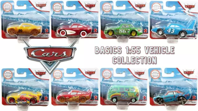 Cars Disney Pixar Basics Collection 1:55 Vehicles - CHOOSE YOUR FAVOURITES!