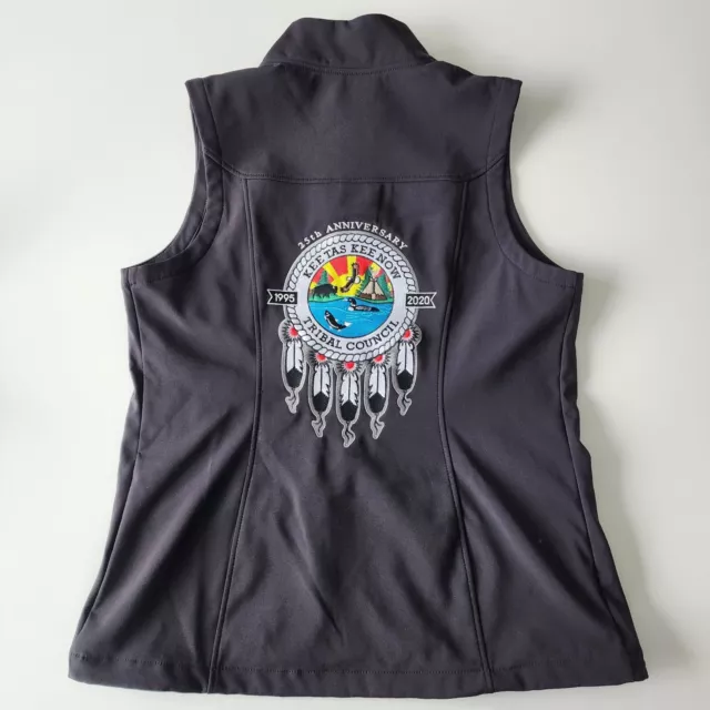 Stormtech Vest Indigenous Indian Tribal Council Dream Catcher Feathers Womens M 2