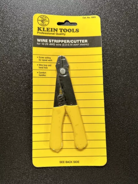 Klein Tools Wire Stripper/Cutter Cat. No. 1003 (Brand New Original Packaging)
