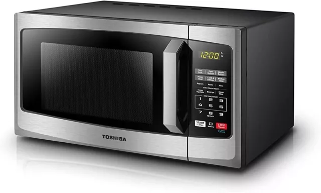 Toshiba EM925A5A-SS Microwave Oven, 0.9 CuFt Stainless Steel