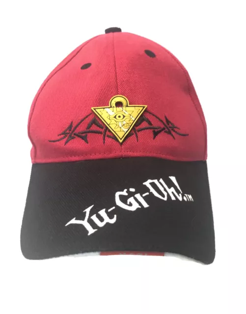 VTG Gamer YOUTH YU-GI-OH Yugioh Lets Duel Red Baseball Cap Hat Adjustable 1996