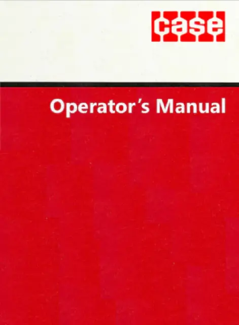 2870 Tractor Operators Maintenance Instruction Manual Case IH 2870