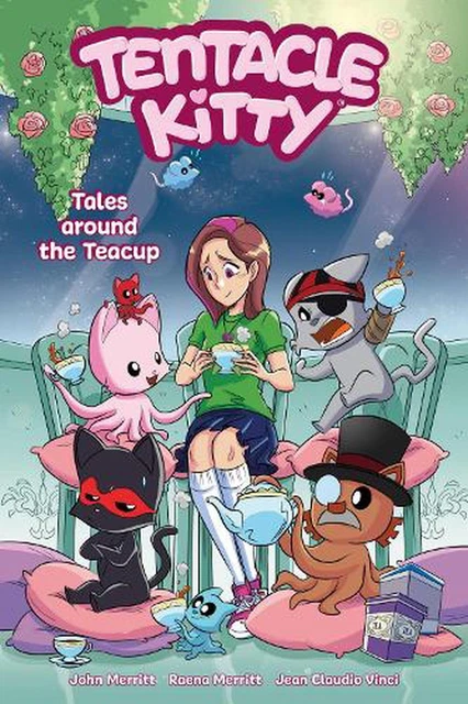 Tentacle Kitty: Tales Around The Teacup by John Merritt (English) Paperback Book