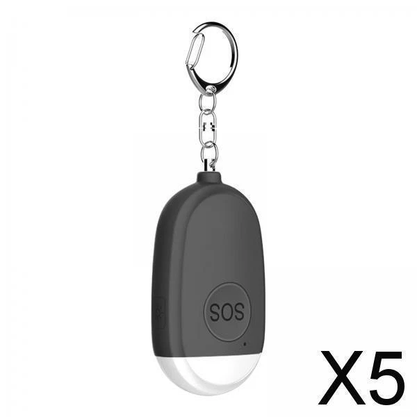 5X Mini 130DB Personal Alarm Security Charging For Women Elderly