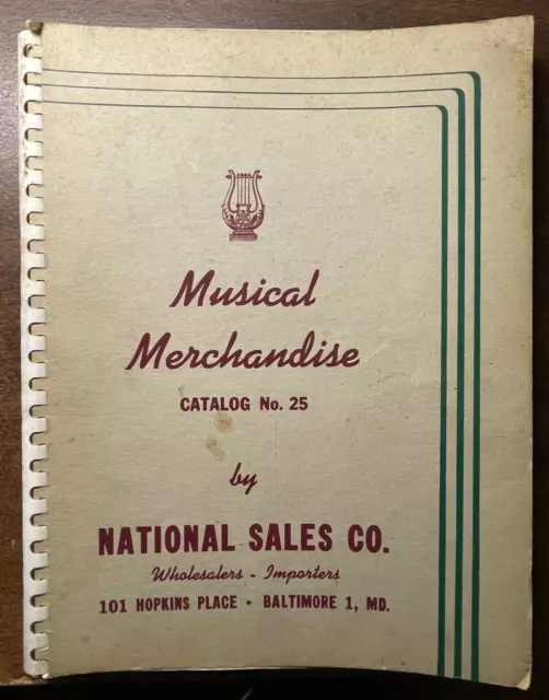 Vintage 1950's National Musical Instrument Catalog * Harmony Guitar ukulele