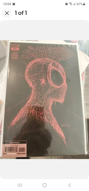 Amazing Spider-Man #55 Patrick Gleason 2nd Print Trade Dress Marvel Comics