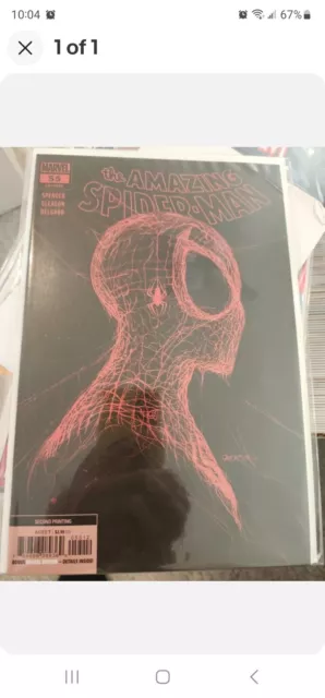 Amazing Spider-Man #55 Patrick Gleason 2nd Print Trade Dress Marvel Comics