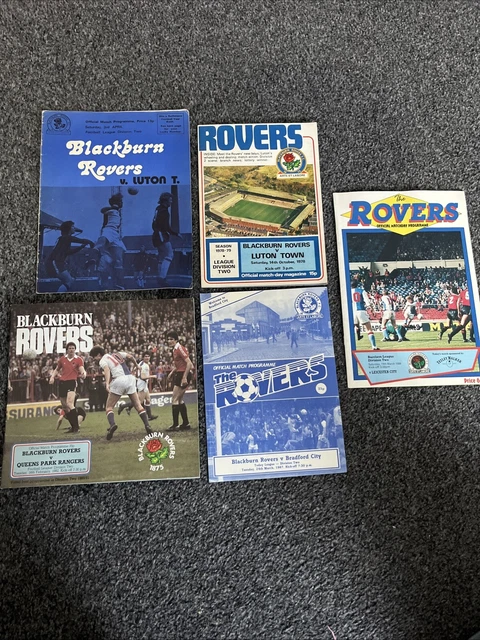 BLACKBURN ROVERS PROGRAMMES £5.43 - PicClick UK