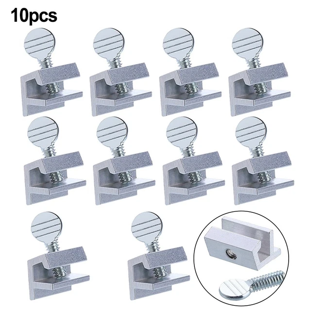 Flyshop 10 Pezzi Fermacavo A Molla In Plastica Bianca – Foro Singolo Da 6 Mm, Dimensioni 11x7x21 Mm