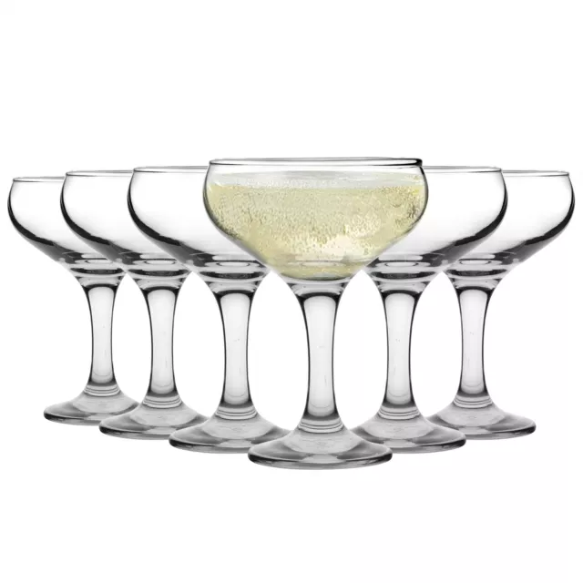 12x Misket Champagne Saucers Vintage Espresso Martini Cocktail Coupe Glass 235ml