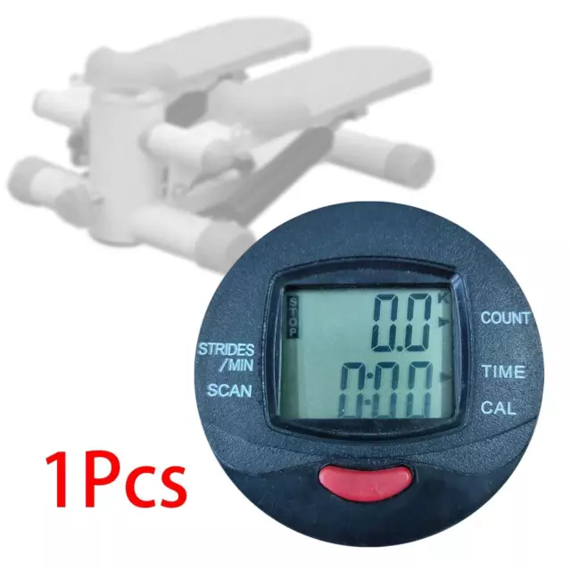 Pedometer LCD Display Digital Meter Fits Step Machine Fitness Equipment Count