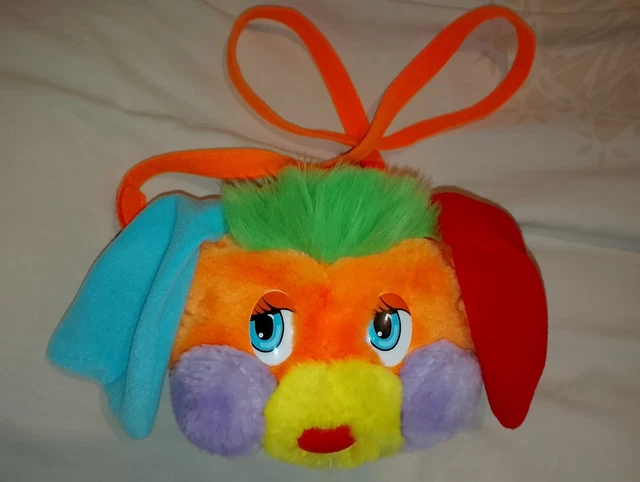 Petite peluche vintage Popples Puffling - La Roue du Passé