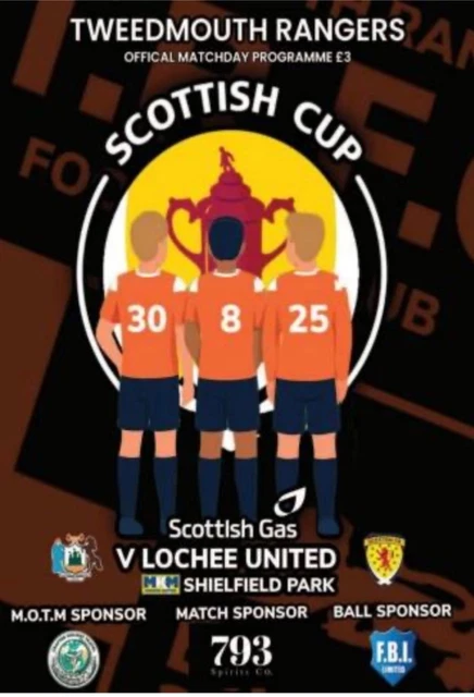 TWEEDMOUTH RANGERS V Lochee United (Scottish Cup) 2025 £3.82 PicClick UK