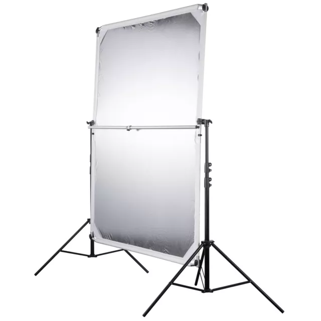 walimex pro 4in1 Reflector Panel Set 150x200cm, white/black/silver/gold + Bag