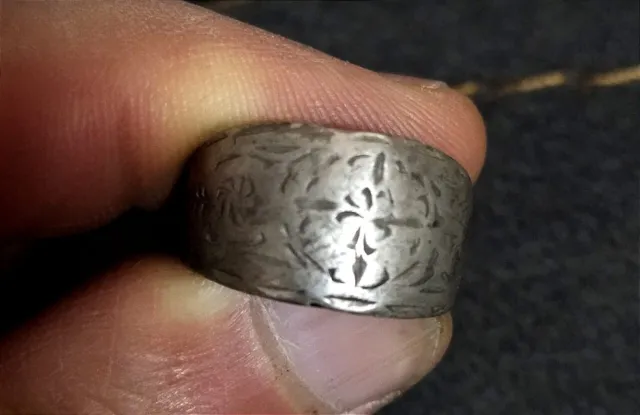 Ancient Byzantine Silver Ring 9Th Century