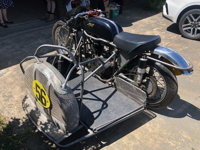 Laurie Wilson Special Sidecar BSA M20 with a Rudge Head