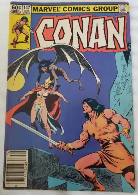Marvel Comics CONAN #147 Newsstand Edition 1983