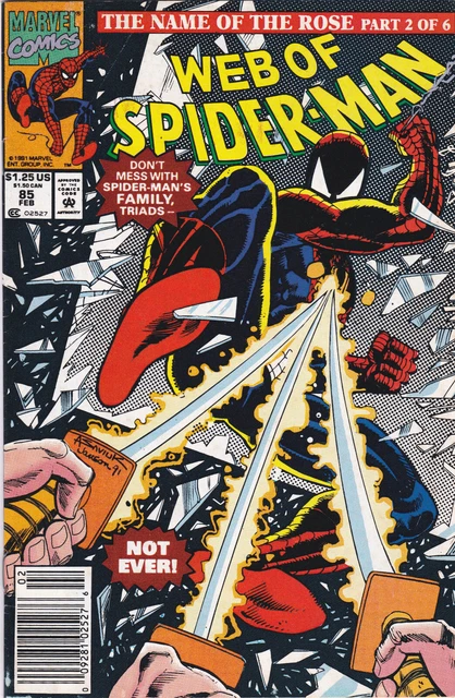 Web of Spider-Man #85 Vol. 1 (1985-1998, 2012)Marvel Comics,Newsstand