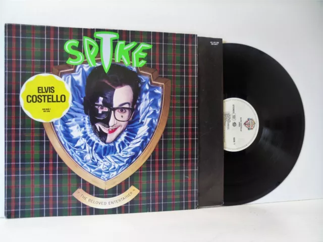 ELVIS COSTELLO spike LP EX/EX-, WX 238, vinyl, album, with lyric inner, 1989