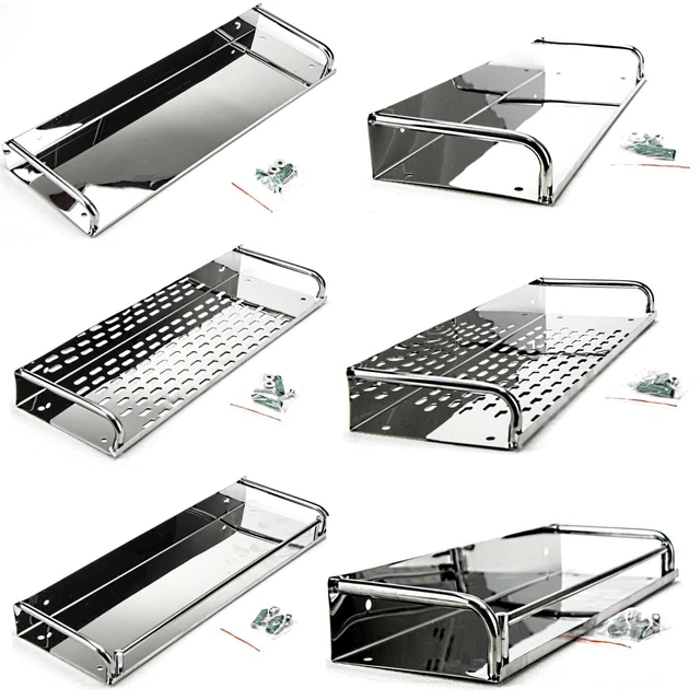 Edelstahl Küchenregal 90cm - Gewürzregal In 3 Ausführungen Wählbar