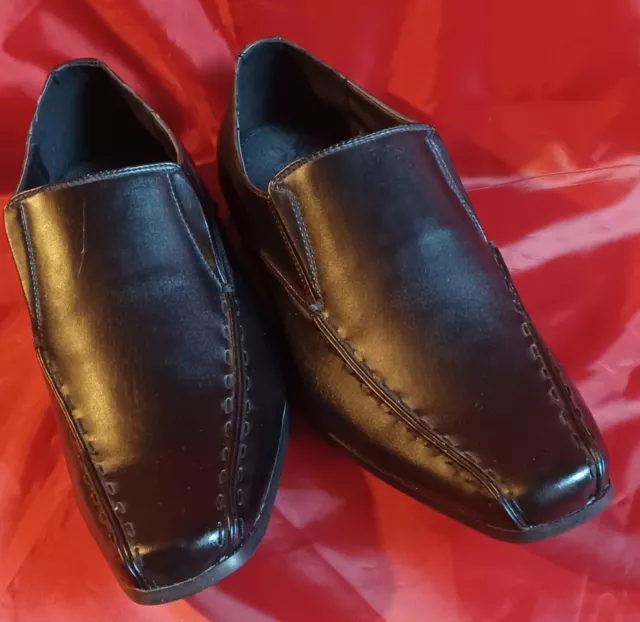 Chaussures noires, mocassin, marque Roberto Giovanni, homme  mariage.Taille 44.