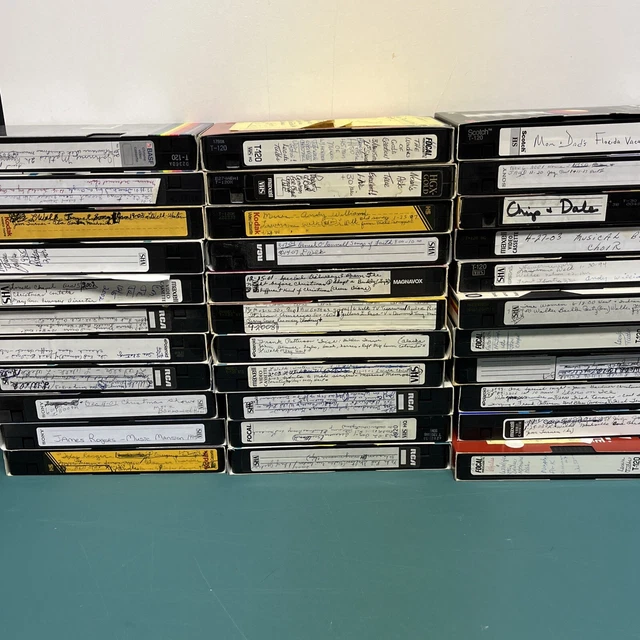 LOT OF 33 VHS Prerecorded Tapes Sold as USED Blanks 51.00 PicClick