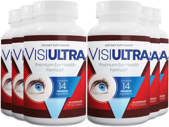 Visiultra Eye Supplements for Adults - Best Capsules for Eye Health - Packed wit