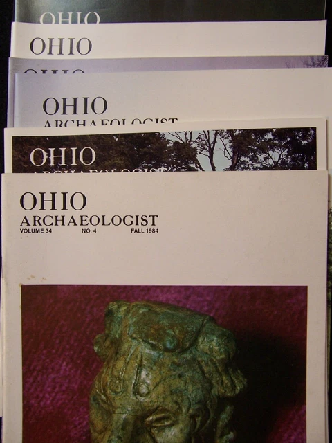 8 Copies Of The "Ohio Archaeologist"  - Complete Sets For 1983 And 1984