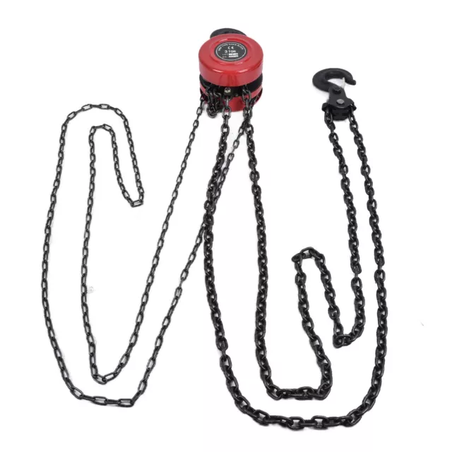 Industrial Manual Hand Lift Chain Block Hoist Ratchet Lever With Hook 3Meters✈
