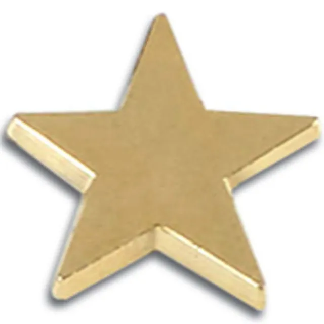 Schools Badge, Flat Gold Star School Awards Badge Available In 3 Colours (GW)