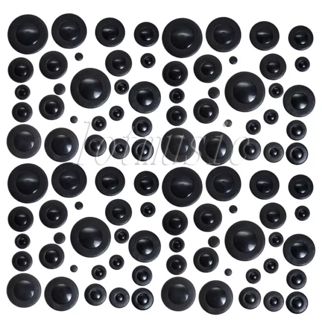 4set Alto Saxophone Pads BLACK 25p Leather sax pads for Yamaha Size replacement