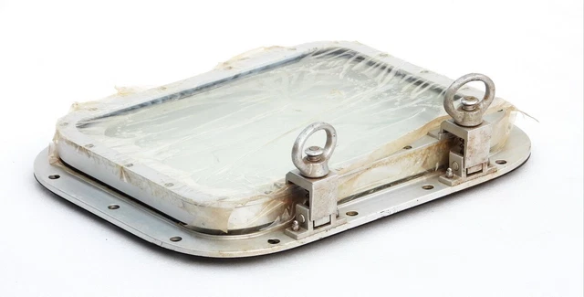 Noslarge Passenger Liner Ship's Marine Aluminum Porthole Window Hatch Glass