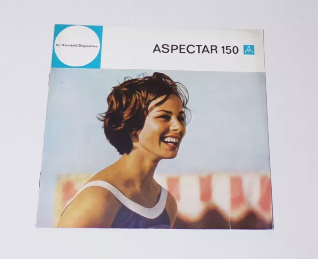 Brochure Pentacon Aspectar 150 GDR Bildwerfer Diaberachter