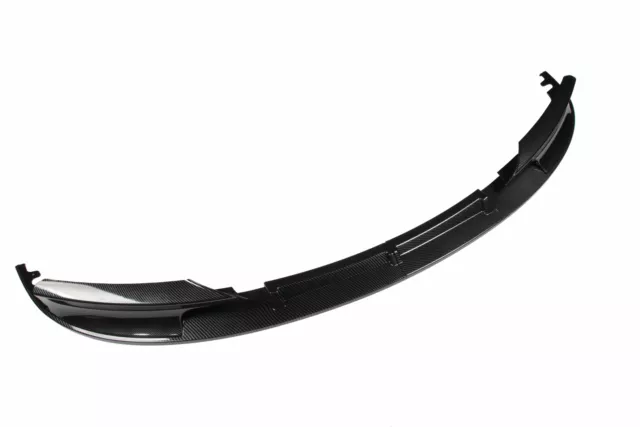 Lèvre de Spoiler Avant Tasse Aileron Coin Aspect Carbone pour BMW F30 F31