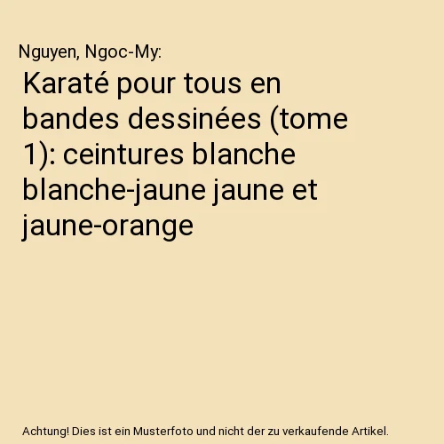 Nunchaku pour tous 02 : Techniques de combat N.E. | Distribution