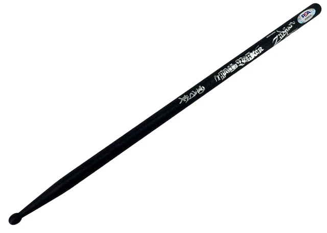 Travis Barker Signed Black Zildjian Artist Series Drum Stick *Blink 182 PSA Travis Barker Signed Black Zildjian Artist Series Drum Stick *Blink 182 PSA