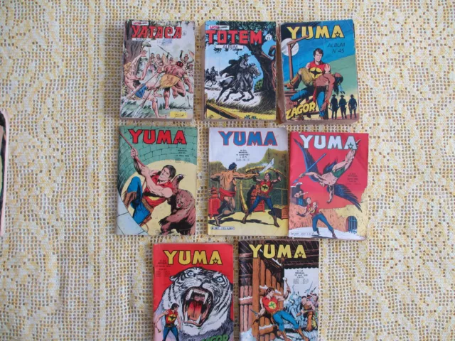 LOT DE YUMA - TOTEM  -  YATACA        petits  formats     -  bon état    