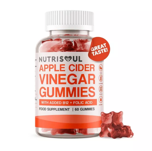 Apple Cider Vinegar Gummies with The Mother | Weight Loss | ACV 1000mg Enhanced